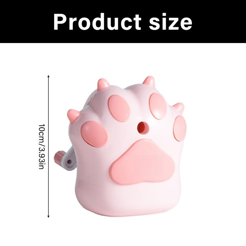 Cats Inspired Pencil Sharpener With Mechanism Large Storage Capacity For Students And Office