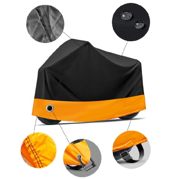 Motorcycle Protector Cover Two Tone Designs Dust Cover with Ventilation System Weather Shield for Corrosion Prevention