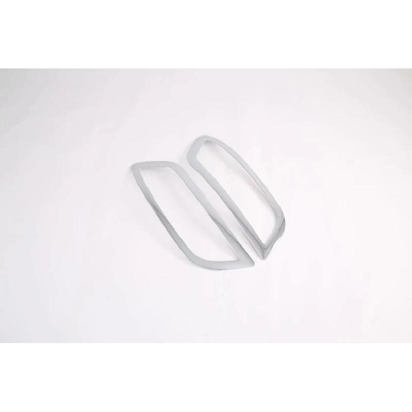 For Hyundai Venue     Car Accessories ABS Chrome Front Fog Light Lamp Cover Trim Molding Bezel Garnish Sticker