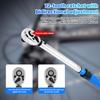 2026 New Ultra-Thin 3/8" Torque Wrench 10-60N.m with Magnetic Spark Plug Socket for Car Motorcycle Maintenance & Engine Repair