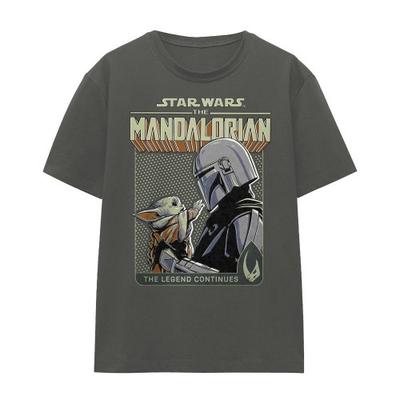 Star Wars The Mandalorian Womens/Ladies Legend Continues Grogu T-Shirt