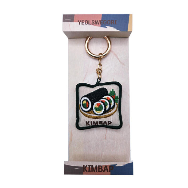 Korean traditional embroidery keychain, gift for foreigners, Korean souvenir