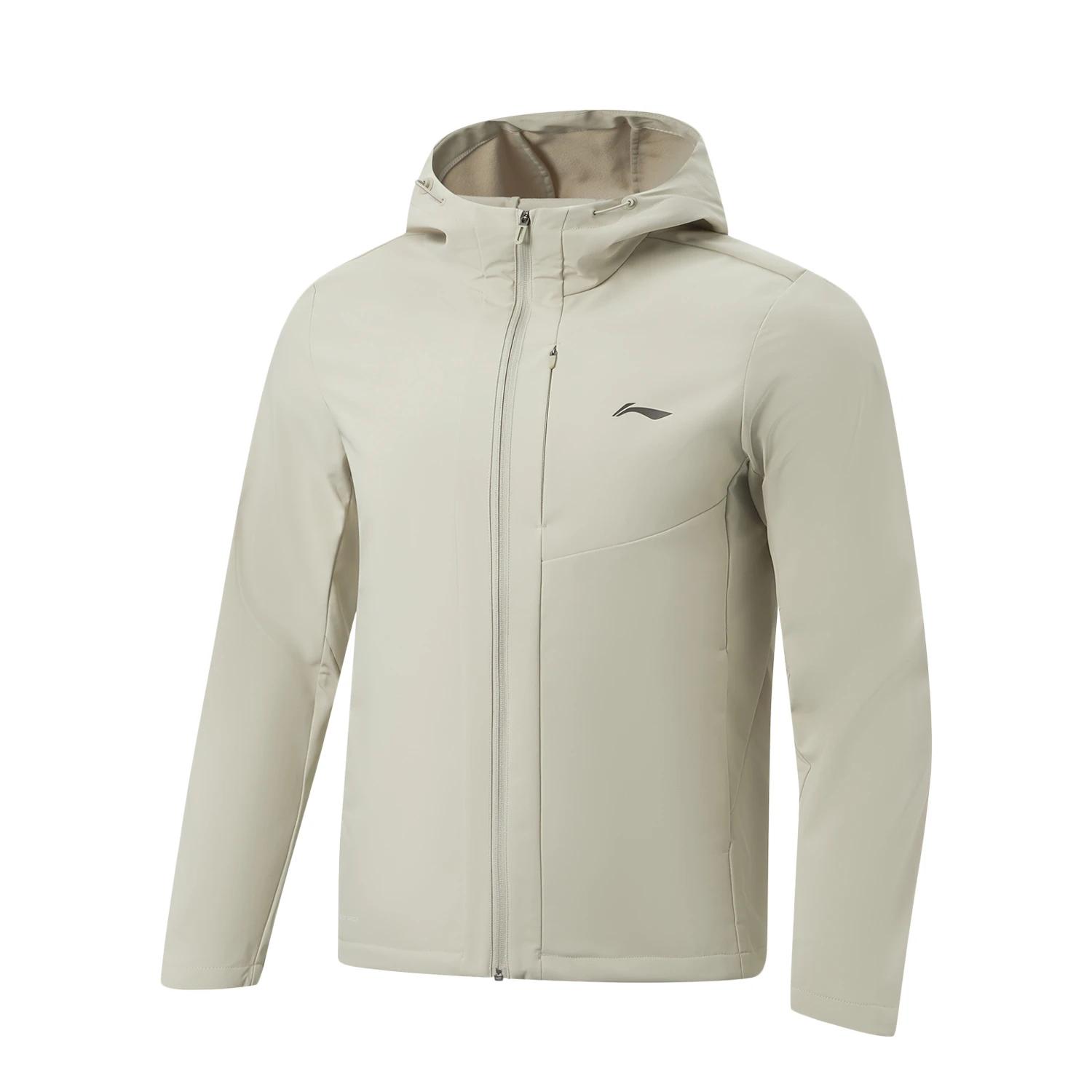 Li-Ning Simple Soft Hooded Casual Sports Versatile Windbreaker Men outerwear AFDW333-2 XL