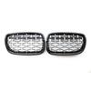 Car Grille Front Kidney Grill Diamond Style Chrome Black For BMW X5 E70 X6 E71 2007-2013 51137157687 51137157688 51137185223