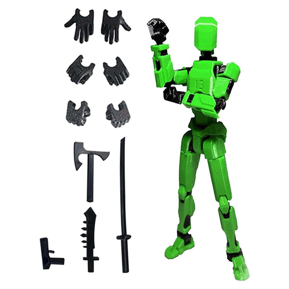 Dummy 13 Actionfigur 3D-gedruckt Mehrfach gelenkig Bewegliche Figur Eltern-Kind-Spiel 3D-gedruckte Schaufensterpuppe Desktop-Dekorationen