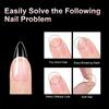 100Pcs Soft Gel False Nail Tips Short Square Coffin Almond Artificial Press On Fake Nails Extension Manicure Tools