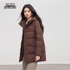Women's Mid-Length Hooded Down Winter Jacket
