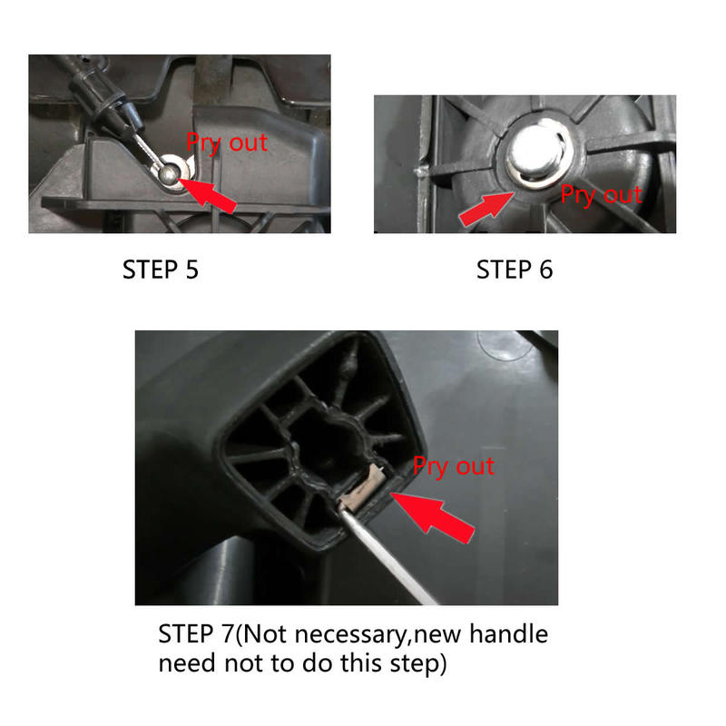 20833606 Driver Side Interior Door Handle for Chevy Silverado/GMC Sierra 1500 2500 3500 2007-2013 Tahoe/Yukon 2007-2014