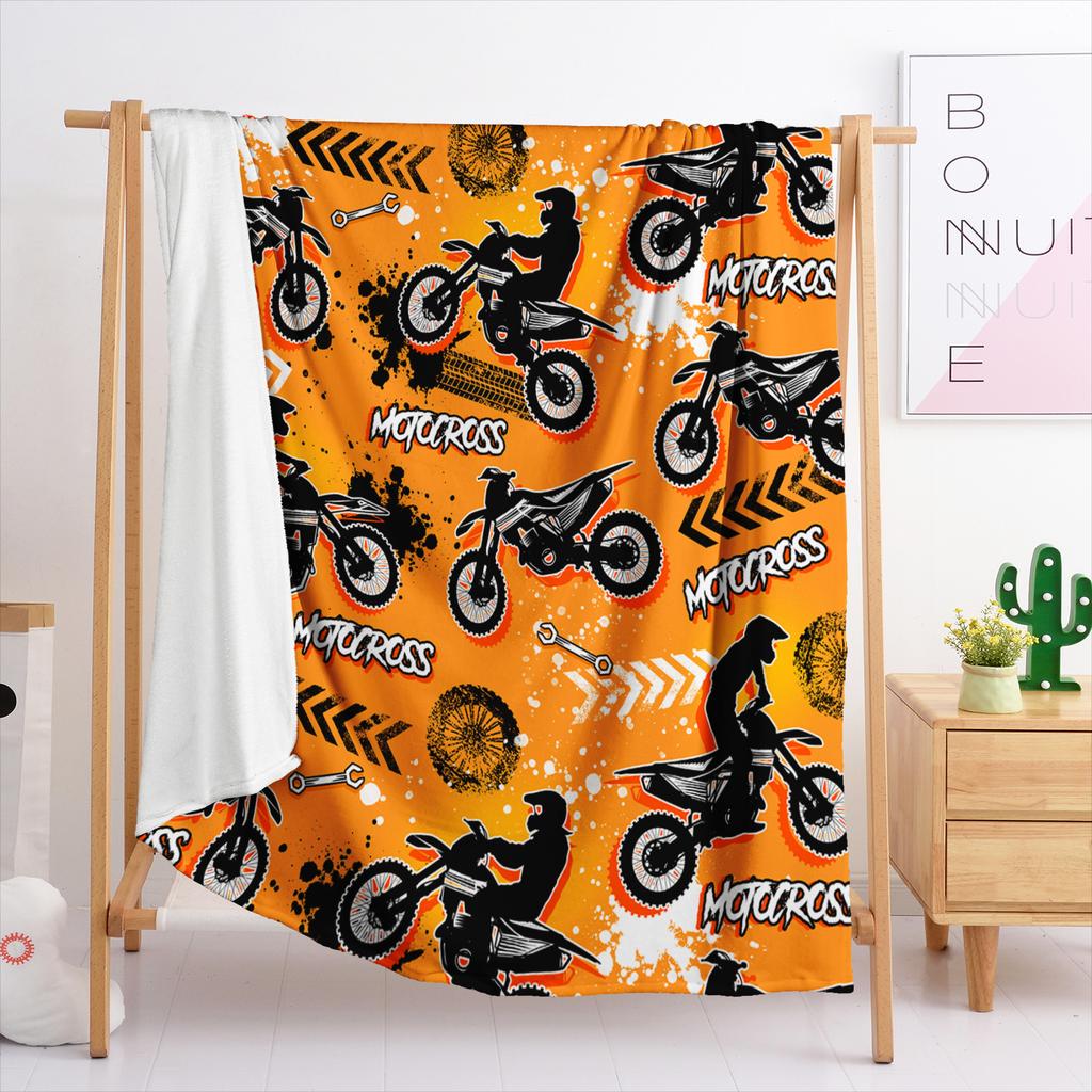 Blanket Flannel Blanket Racing Game 3D Digital Printed Blanket Blanket