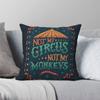 Not My Circus Not My Monkeys 2 Square Pillowcase Polyester Linen Velvet Printed Decor Throw Pillow Case Sofa Cushion Case 45X45