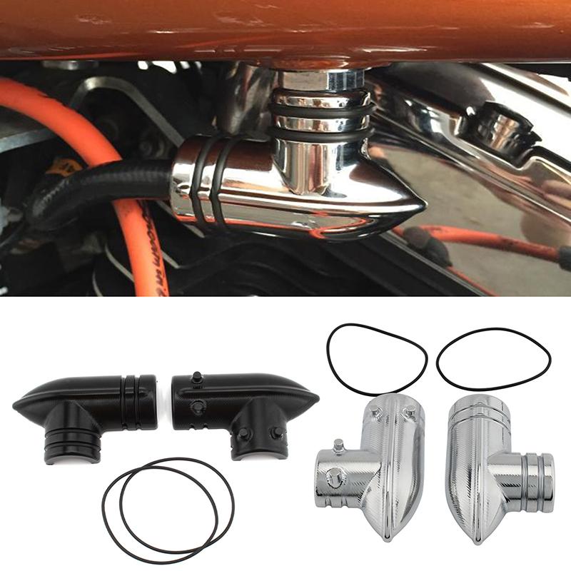 1PCS Motorcycle Fuel Line Cover for Harley Davidson Dyna Sportsters FLHT ELECTRAGLIDE FLTR ROADGLIDE Softail FLHX STREETGLIDE