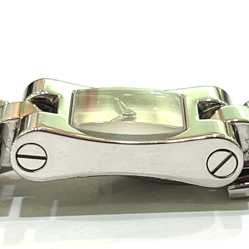 GUCCI 2305L Bangle watch Quartz Analog Square Watch Wristwatch SS