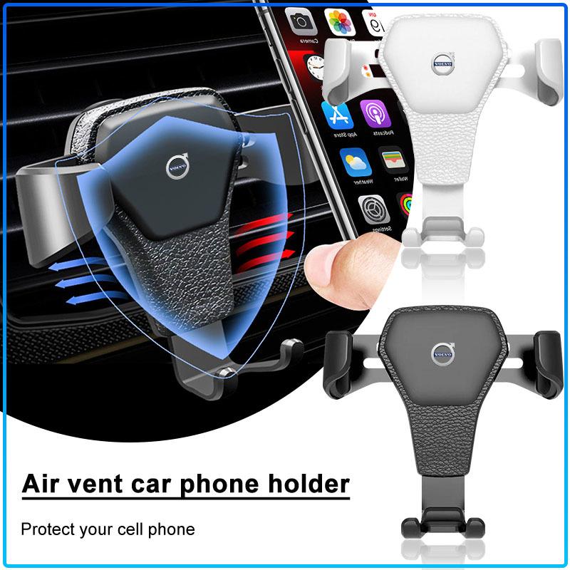 For Volvo XC90 XC60 XC70 XC40 V90 V60 V40 C70 C30 S80 Car Phone Holder Vent Bracket GPS Navigation Mobile Car Goods