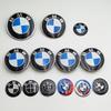 7pcs BMW Emblem Set 82mm 74mm 45mm 56mm 68mm Car Front Hood Logo Rear Trunk Badge Wheel Center Hub Caps Steering Wheel Sticker