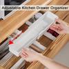 1pc Adjustable Kitchen Drawer Organizer Suitable for Storage of Knives,Forks and Spoons/Desk & Drawer Organizer for Home Storage