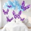 6PCS Double Layers Butterfly Ornament Paper Decorative Butterfly  Home Decoration