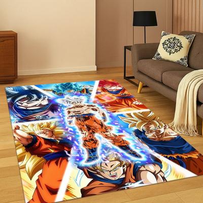 3D Anime D-Dragon Ball Herní Kreslený Koberec Rohožka do Ložnice Obývacího Pokojíku Pohovky Vstupních Dveří Domácí Dekorace, Dětský Herní Koberec Protiskluzový Dárek