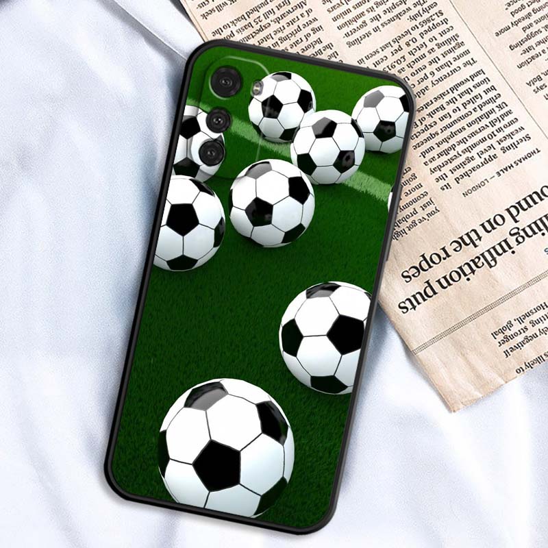

Anime Football Design For Motorola G85 Edge 50 G24 G35 G14 G04 40 G72 G34 G G54 G13 G32 5G Black Phone Case Motorola Moto G13