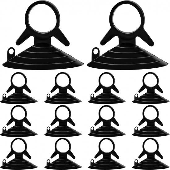 30 Pcs Car Glass Windshield Sunshade Suction Cups Aquarium Pipe Suction Cups Clear Suction Cups With Loops For Kitchen Bathroom Office Glass