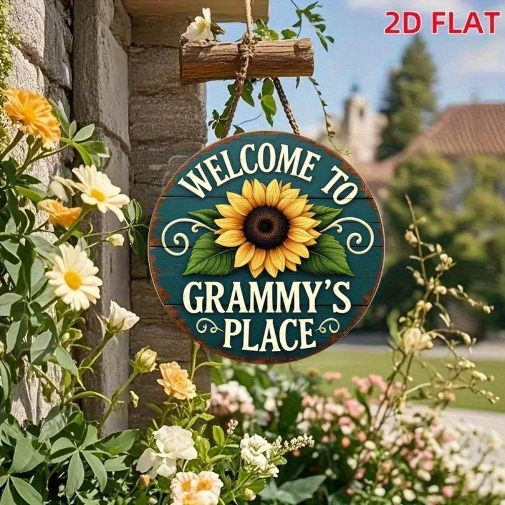 Vintage Metal Tin Sign 8x8 Inch Retro Wall Decor Rustic Farmhouse Plaque