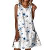 Summer Dresses for Women 2026 Casual Floral Dress Sleeveless Midi Dresses for Women Graduation Dress Suitable for Women