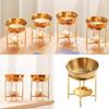 Contemporary Aromatherapist Essential Oil Melt Burners Diffuser Metal Tealight Holder for Scent Diffusions Home Decors