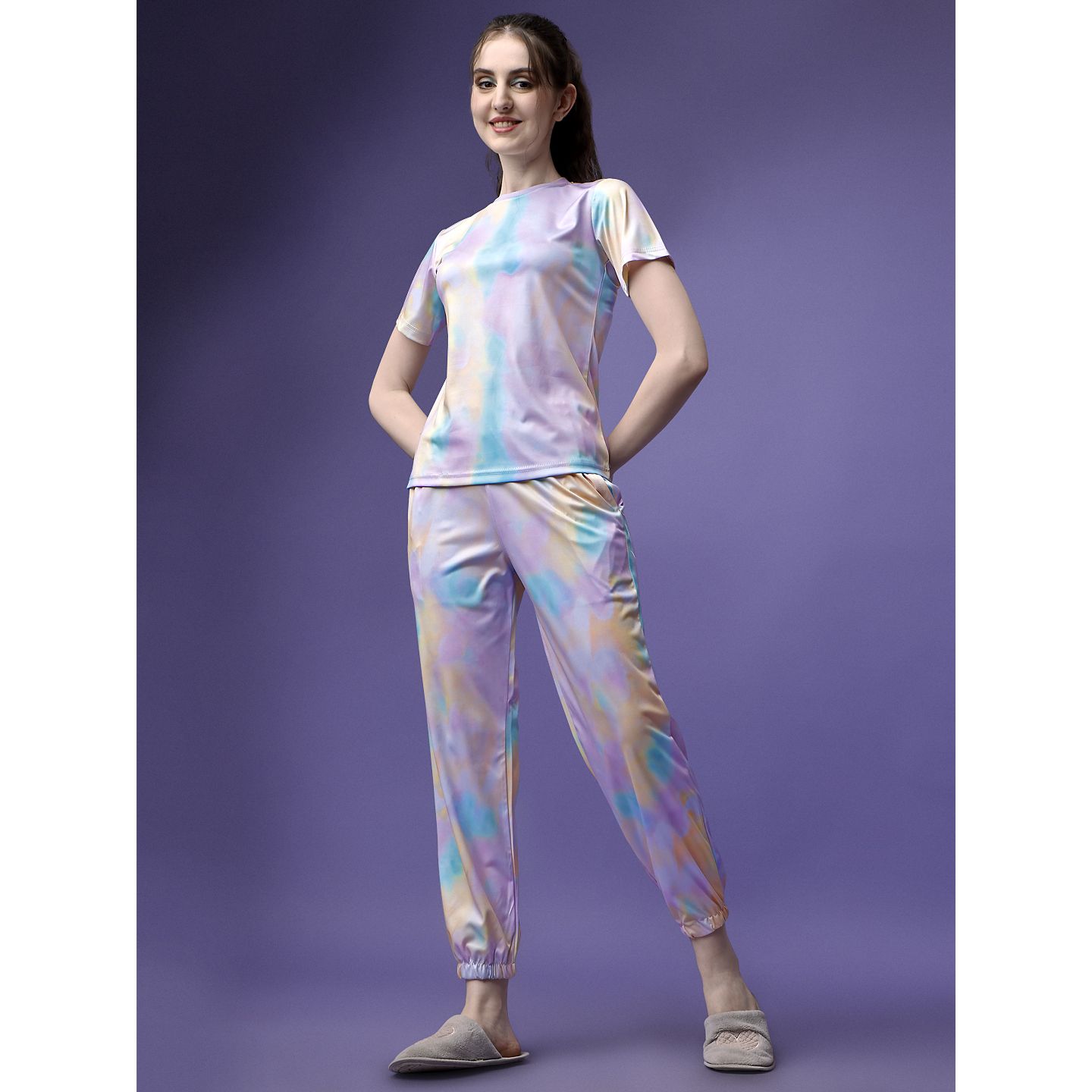 

Для женщин и девочек Обычный хлопок и лайкра Простое и модное ночное платье Для женщин