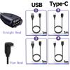 1pc Garmin Watch Type C Data Cable Charger Suitable For Venu2/Venusq2/3/3s Fenix 5/6/7 Vivoactive 4/4s/3 Fast Charging