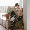 Laengsseon Flower Wide Pants
