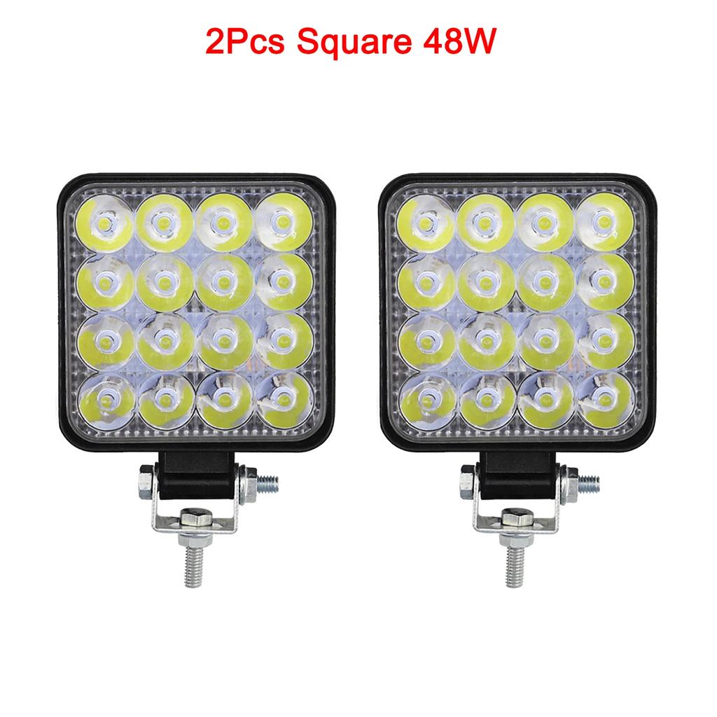 12V 24V LED Work Light Spotlights Driving Auxiliary lamp for Jeep Truck Tractor Offroad 4x4 ATV Boat Auto Barra Led Headlight