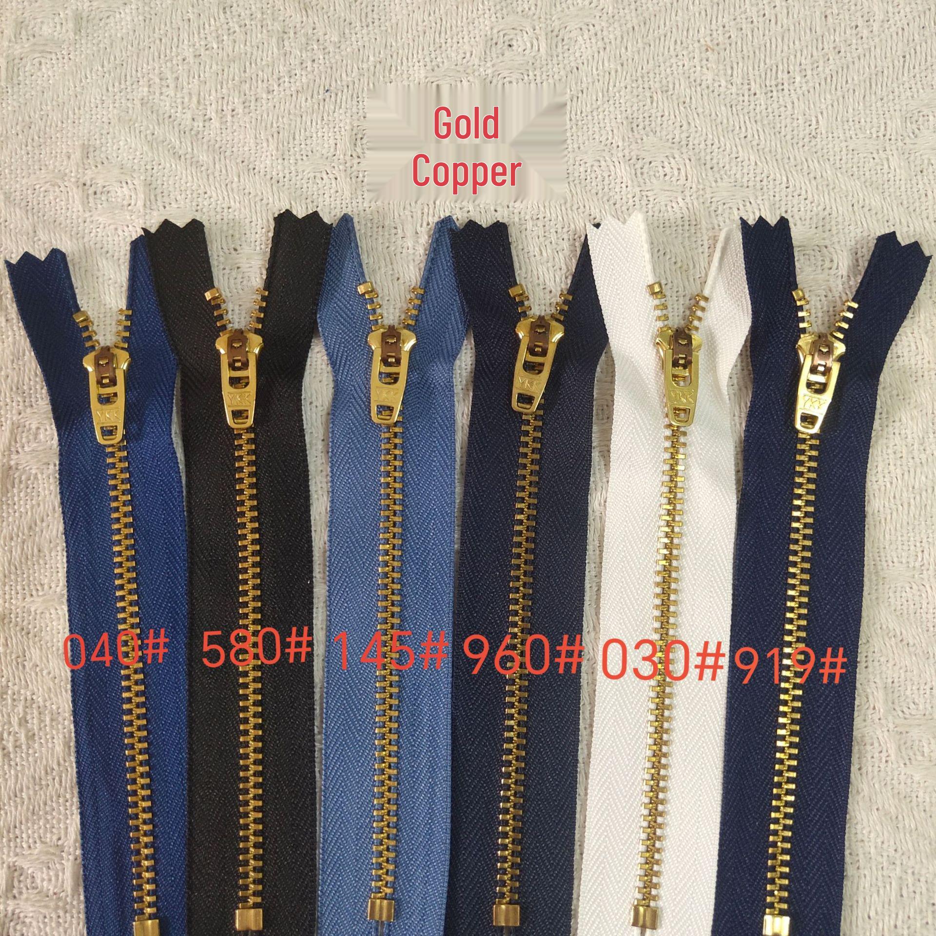 

Подлинный YKK Нет. 3 Многоцветная весенняя полуавтоматическая молния с закрытым концом для джинсов