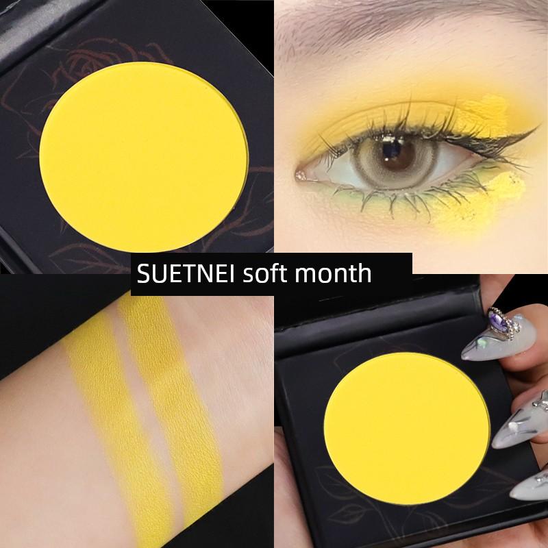 Christmas Makeup Suetnei Mulberry Moon Bud Green Green 6 Color Palette Matte Green Eye Shadow Monochrome Light Green Pure Green Grass Green