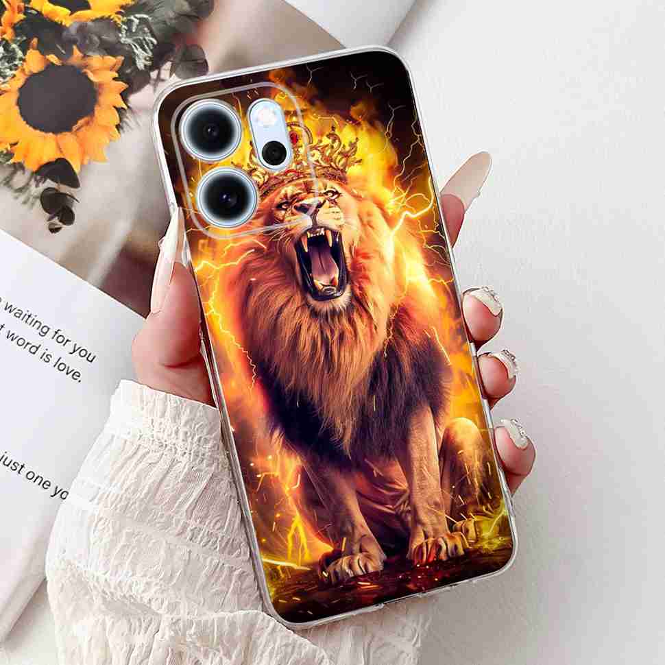 Für Oppo Reno14 F 5G CPH27436.57" Hülle Bunte Schmetterlingsblumen TPU Weiche Silikonhülle Für Oppo Reno 14 F RENO14F Handyhüllen