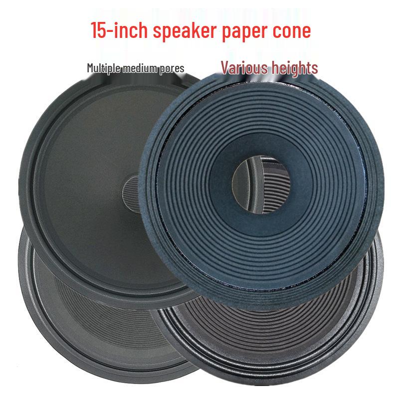 15-Zoll-Lautsprechermembran: Zwei-Kern-Subwoofer-Zubehör mit Papierkegel in mehreren Höhen und Dreifachrand-Design