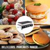 VEVOR 50PCS Mini Dutch Pancake Maker, Non-stick Stainless Steel Dorayaki Baker, 1800W Commercial Electric Poffertjes Grill Pan