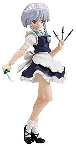 Проект Touhou figma Изаёи Сакуя, примерно 13,5 см в высоту, раскрашенная экшн-фигурка из АБС и ПВХ