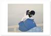 Poster by Uemura Shoen, "Waiting for the Moon (Japanese Painting)," A3 Size [Made In Japan] [Interior Wallpaper] Painting Art Wallpaper Poster