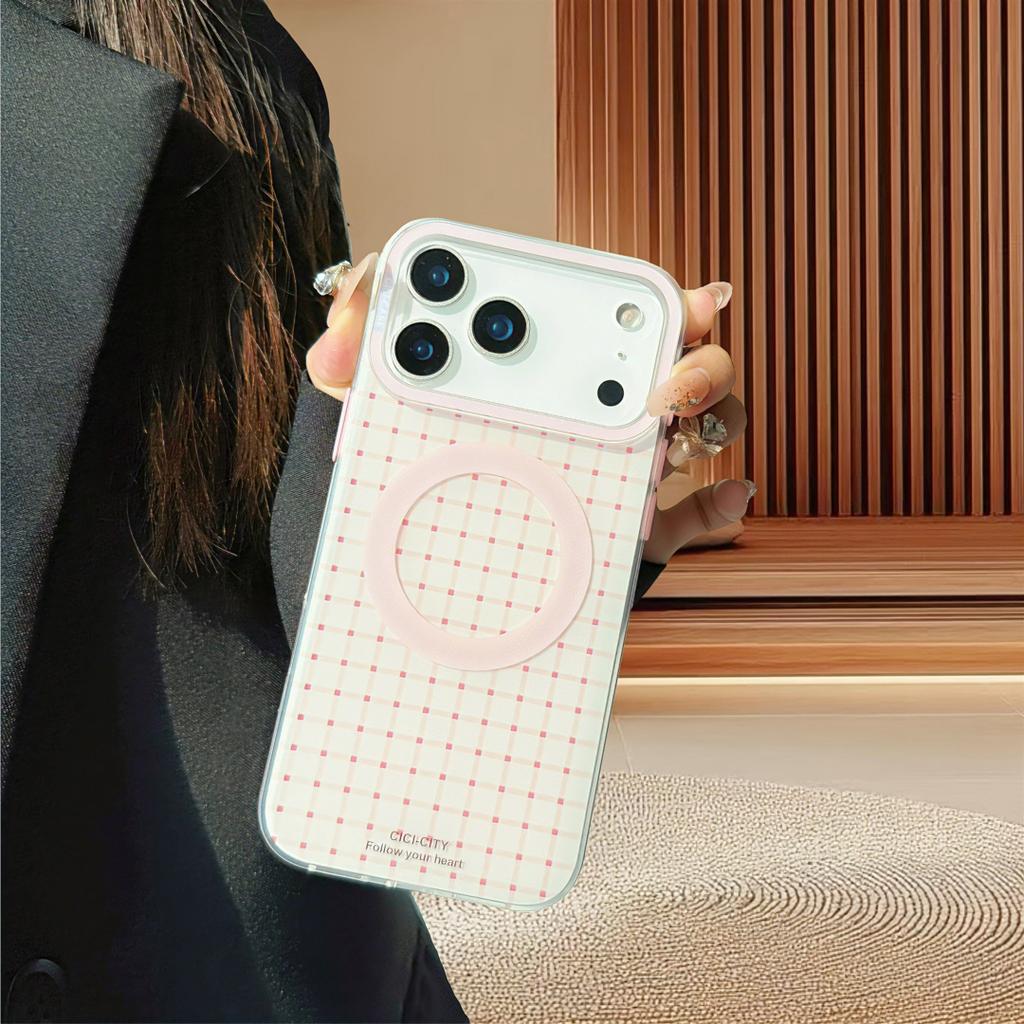 For iPhone 17 Air 17 13 14 15 16 Pro Max Magsafe Case Color Anti-Collision Drop-proof Protective Cartoon Animals Phone Cover