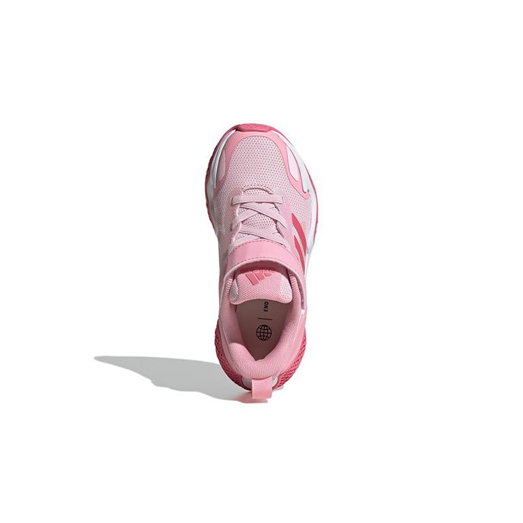 adidas 4Uture Rnr El K Comfortable Abrasion Resistant Low Top Running Shoes Pink Kids' GV7876