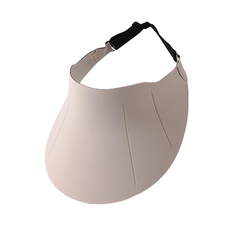 Women's Summer Adjustable Foldable Open-Top Sun Hat with Large Brim for Outdoor Travel