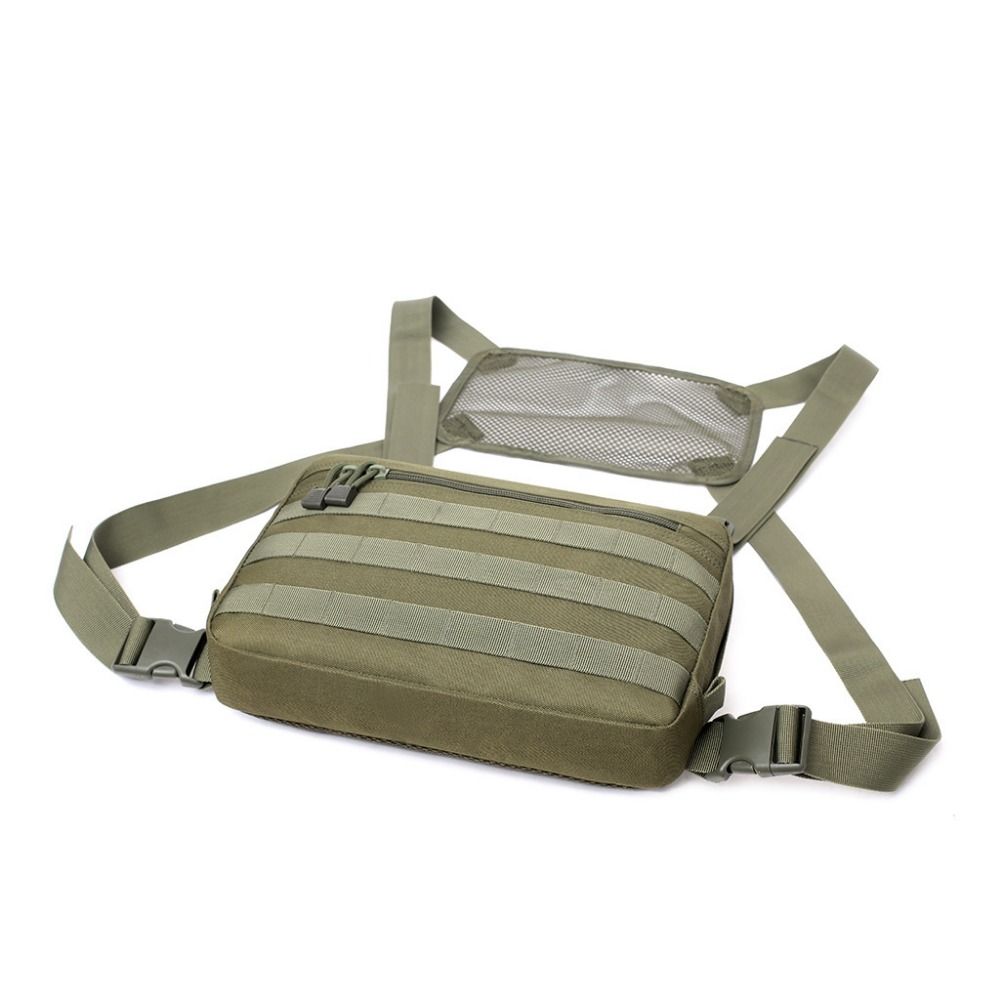 Waterproof Outdoor Vest Backpack Adjustable Outdoor Chest Rig Pouch Sports Chest Pack Climb