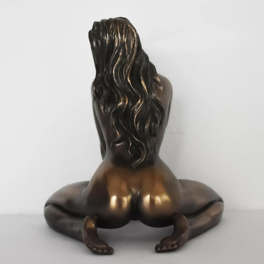 Bronzová Soška Ornament Akt Soška Ornament Dekoratívna Živicová Modelácia Postavy Remeslá Na Vianoce Valentína Novoročný Darček