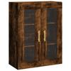 Wall Cabinet Smoked Oak 69.5 X 34 X 90 Cm