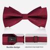 Classic Black Satin Bow Tie For Groomsmen Wedding Formal Attire Men Women