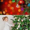 60pcs Multicolor Hanging Pendant Transparent Hanging Decorations  Holiday Decorating