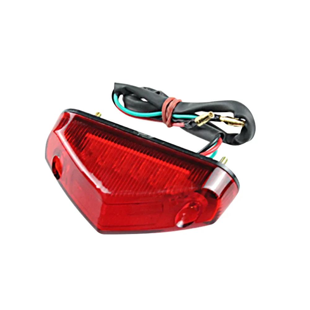 12 LED Motorcycle Tail Light Rear Brake Warning Led Lights 12V Turn Signals Brake Stop Lights For Honda ATV Dirt Universal