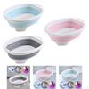 Washboard Basin Fold Washtub Space Saving for Bathroom Home Household Laundry Room