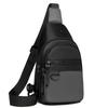 Men's breast bag, casual sports messenger bag, simple and fashionable men's chest shoulder travel bag, lightweight small backpack trend