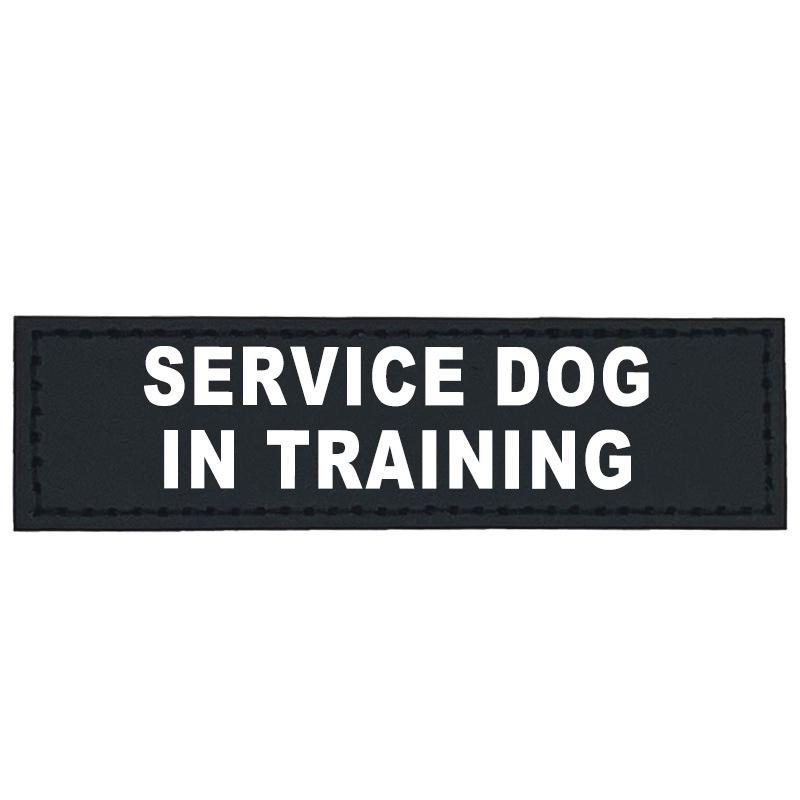 Ham pentru câine K9 Cross-Border cu etichetă ID anti-pierdere cu velcro și opțiuni de gravare.