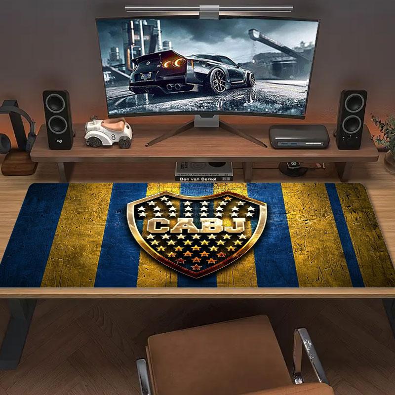 Boca Juniors Large Size Mouse Pad Large Gaming Table Cushion Non-slip Laptop Tablet Big Mousepad XXL Mat Mini PC Playmat With Lock edge